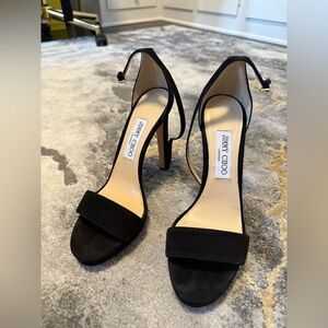 Jimmy Choo Black Suede Heels